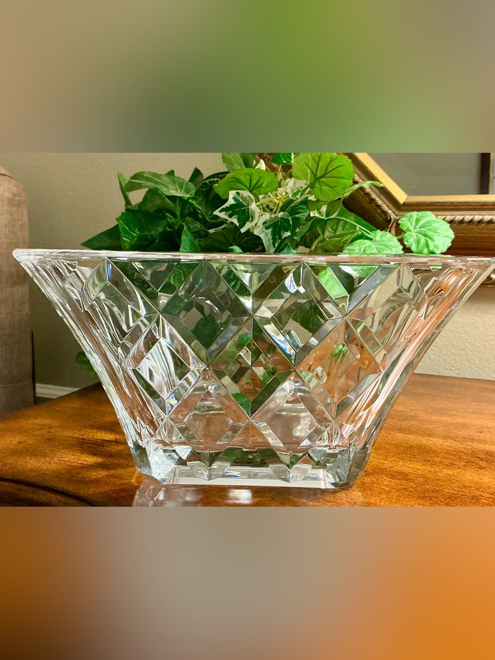 Celebrations by Mikasa Diamond Sparkle Square Bowl